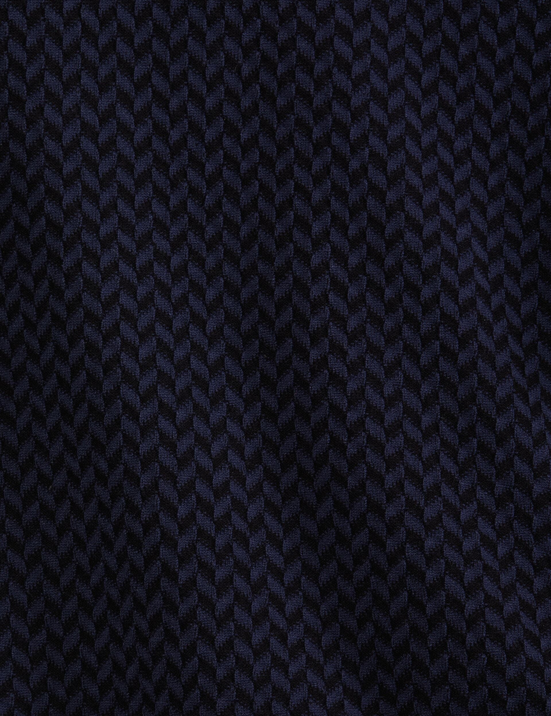 HERRINGBONE SWEATER | DARK NAVY - Image 3