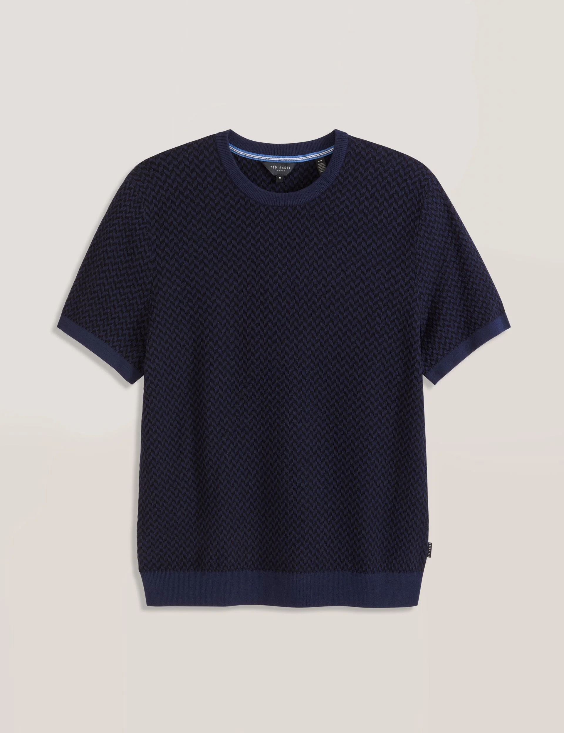 HERRINGBONE SWEATER | DARK NAVY - Image 6