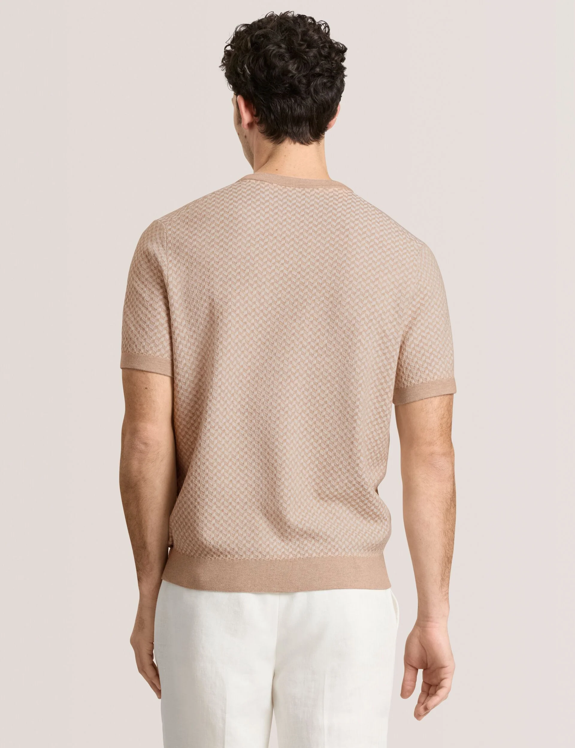 HERRINGBONE SWEATER | TAUPE - Image 5