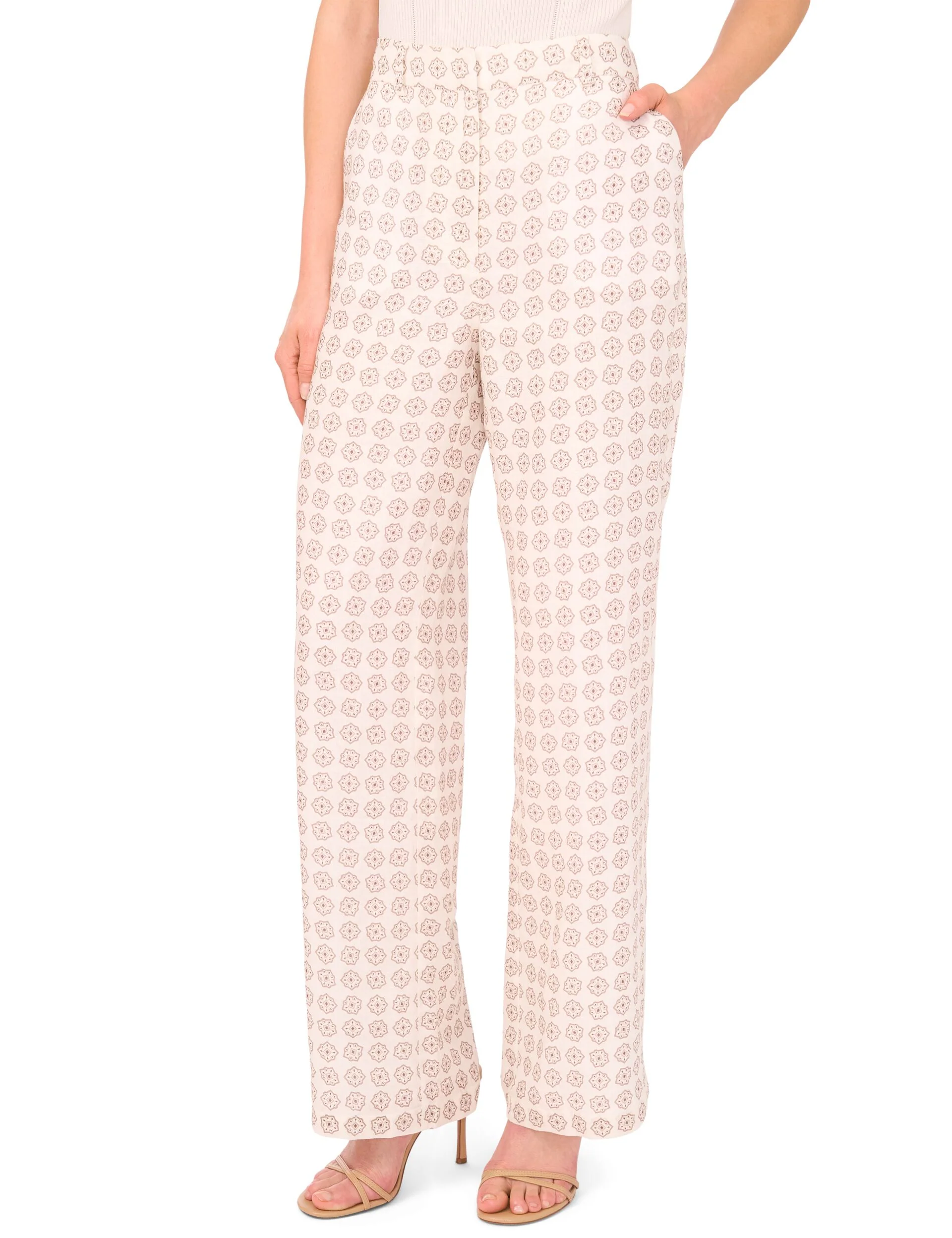 HIGH-WAISTED STRUCTURED PANT | IVORY