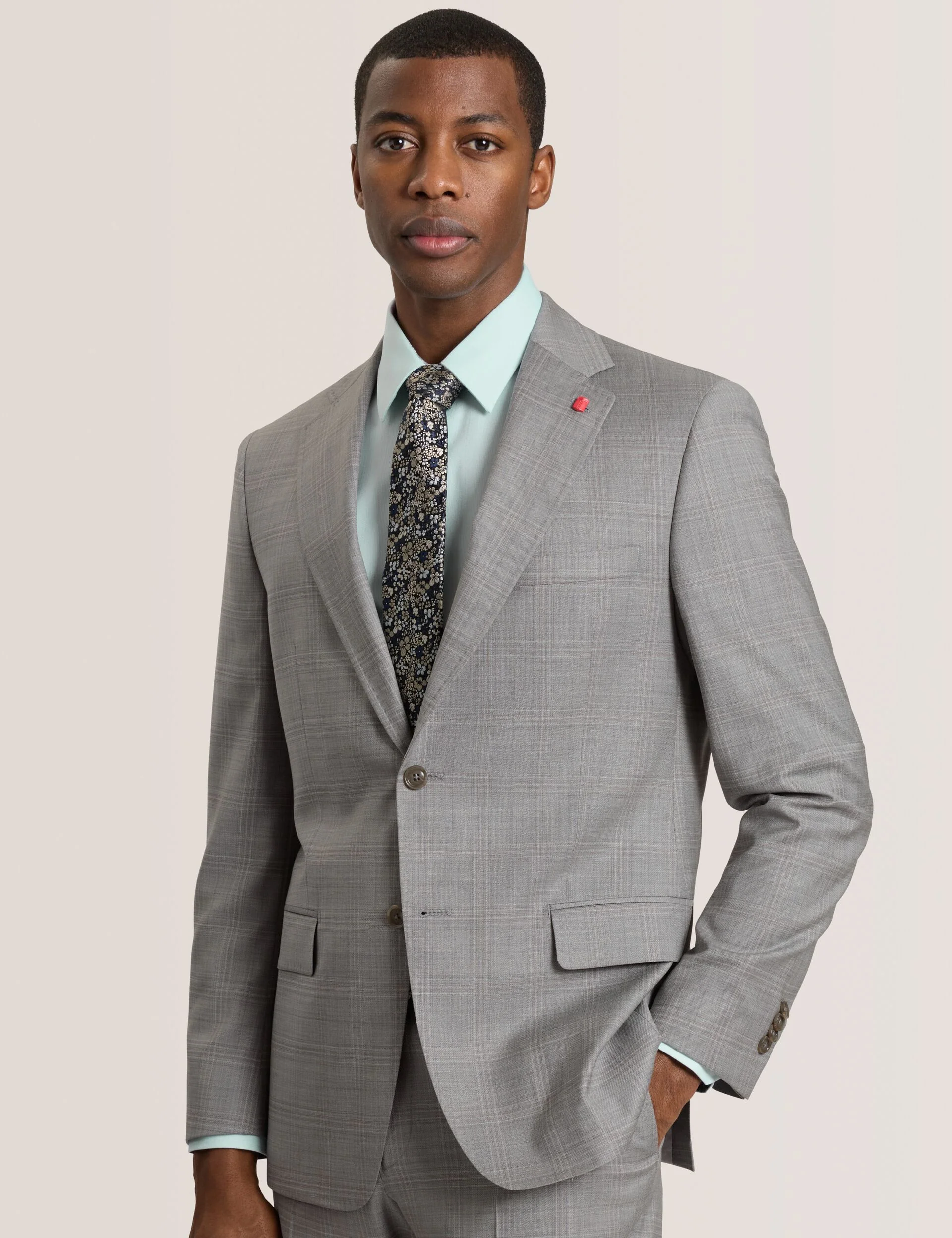 WRIGHT-CHECK | MID GREY