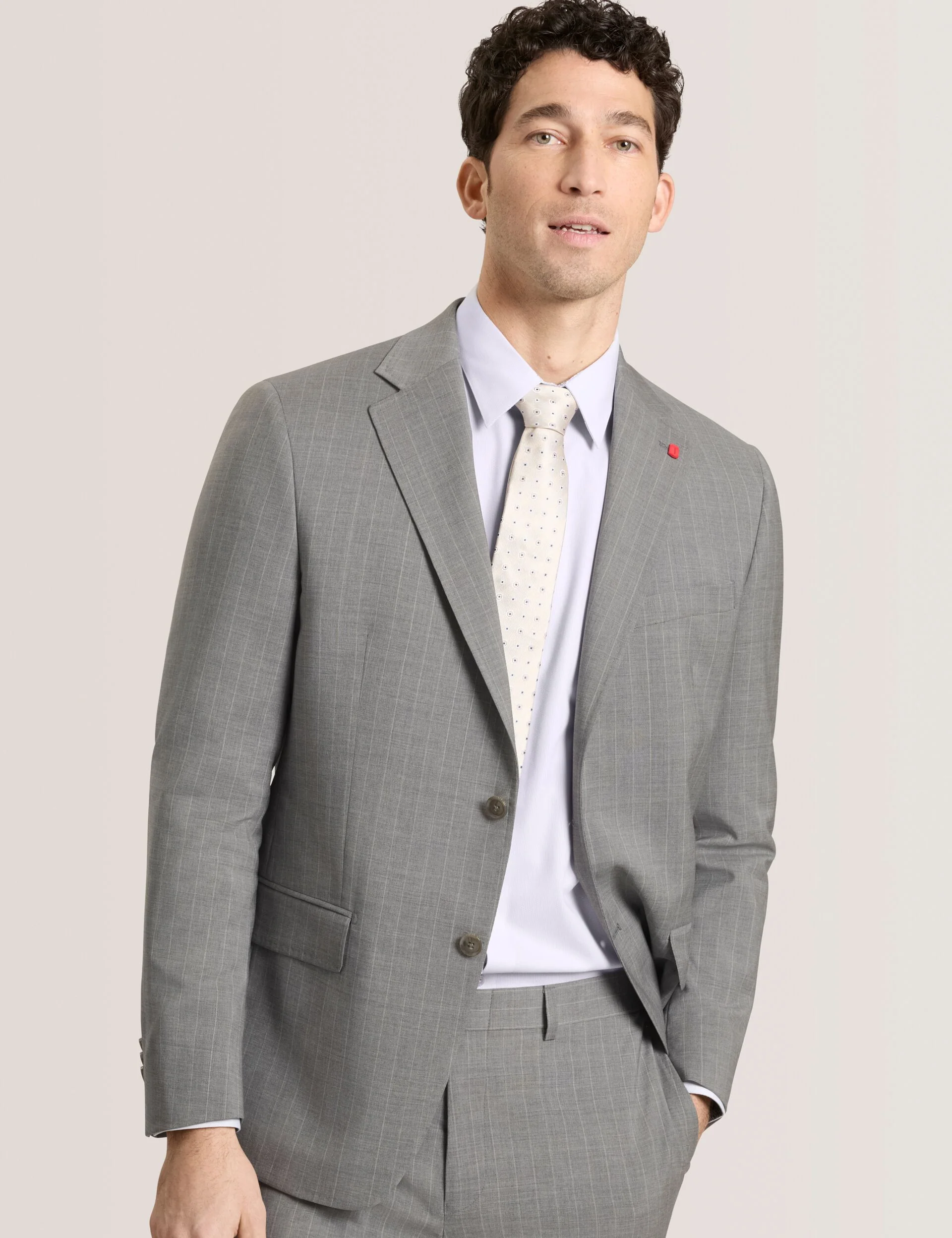 WRIGHT-STRIPE | MID GREY