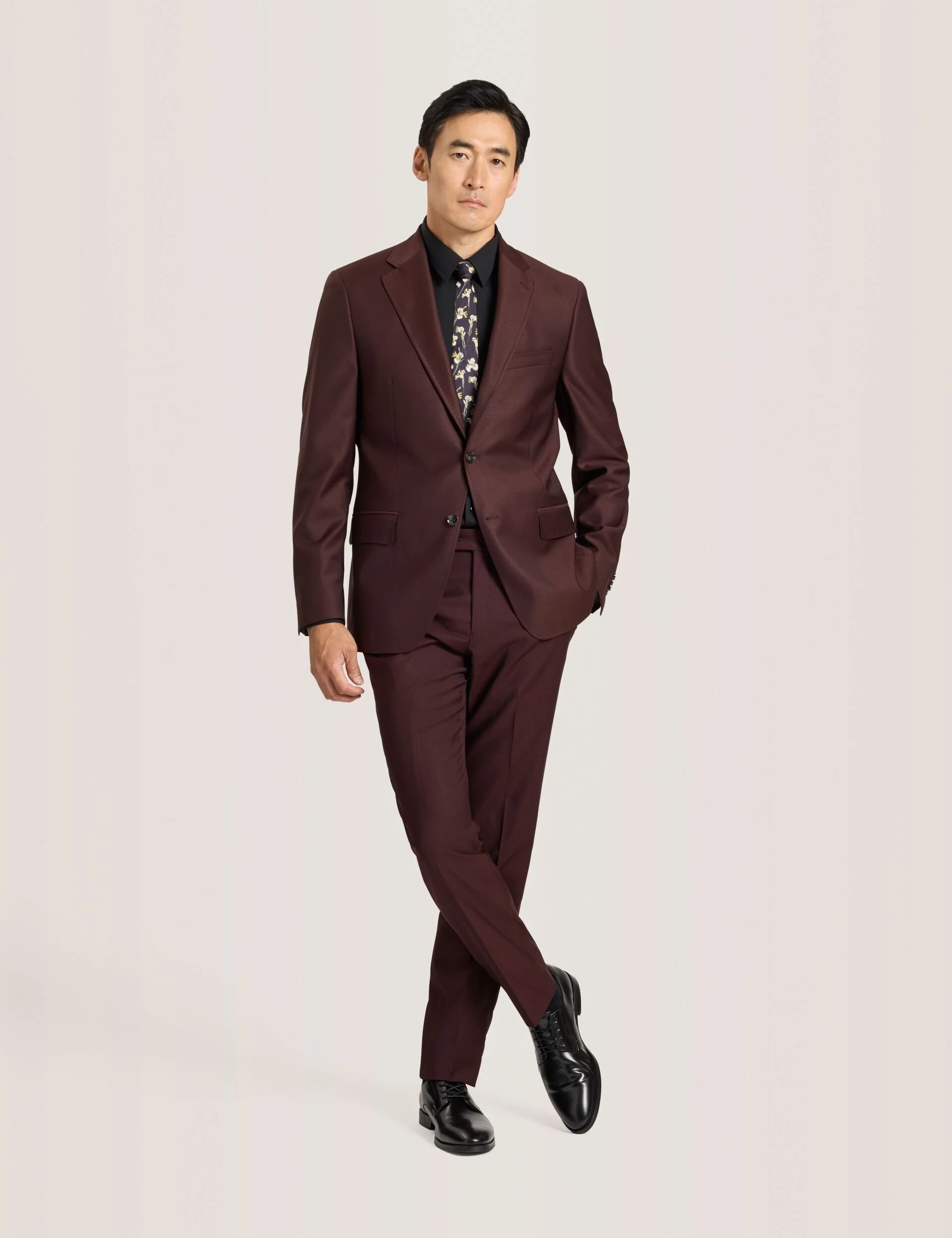 WRIGHT-TWILL | BURGUNDY - Image 2